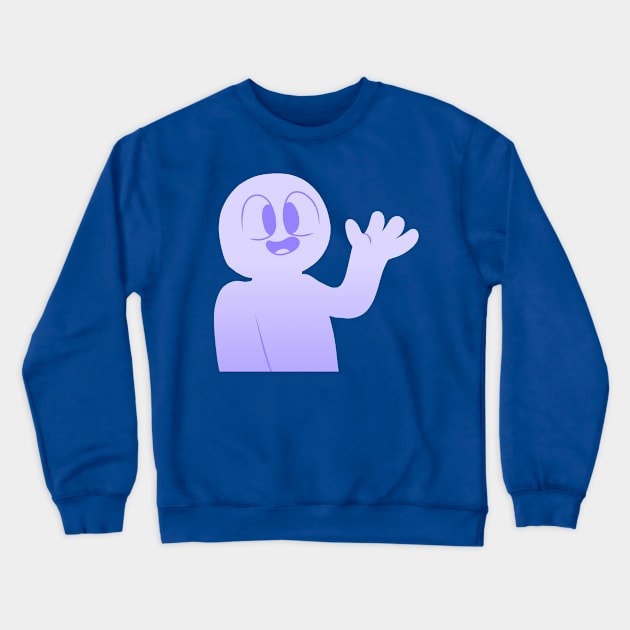 Lavender Guy Crewneck Sweatshirt by LaserPewPew